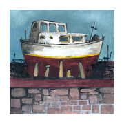 Johnshaven Boat, Red