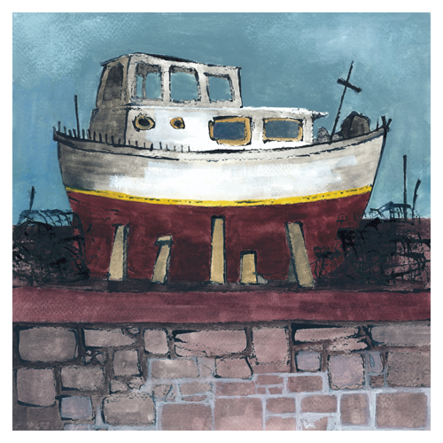 Johnshaven Boat, Red