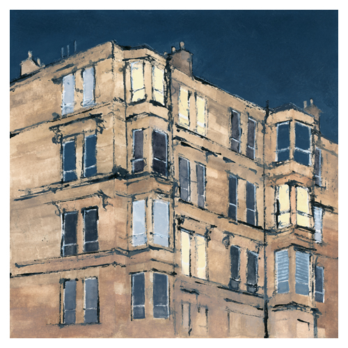 Tenement Study, Night